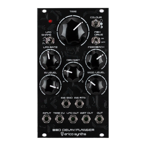 Erica Synths BBD DELAY/FLANGER Guide to assembly Erica Synths BBD DELAY/FLANGER Guide to assembly