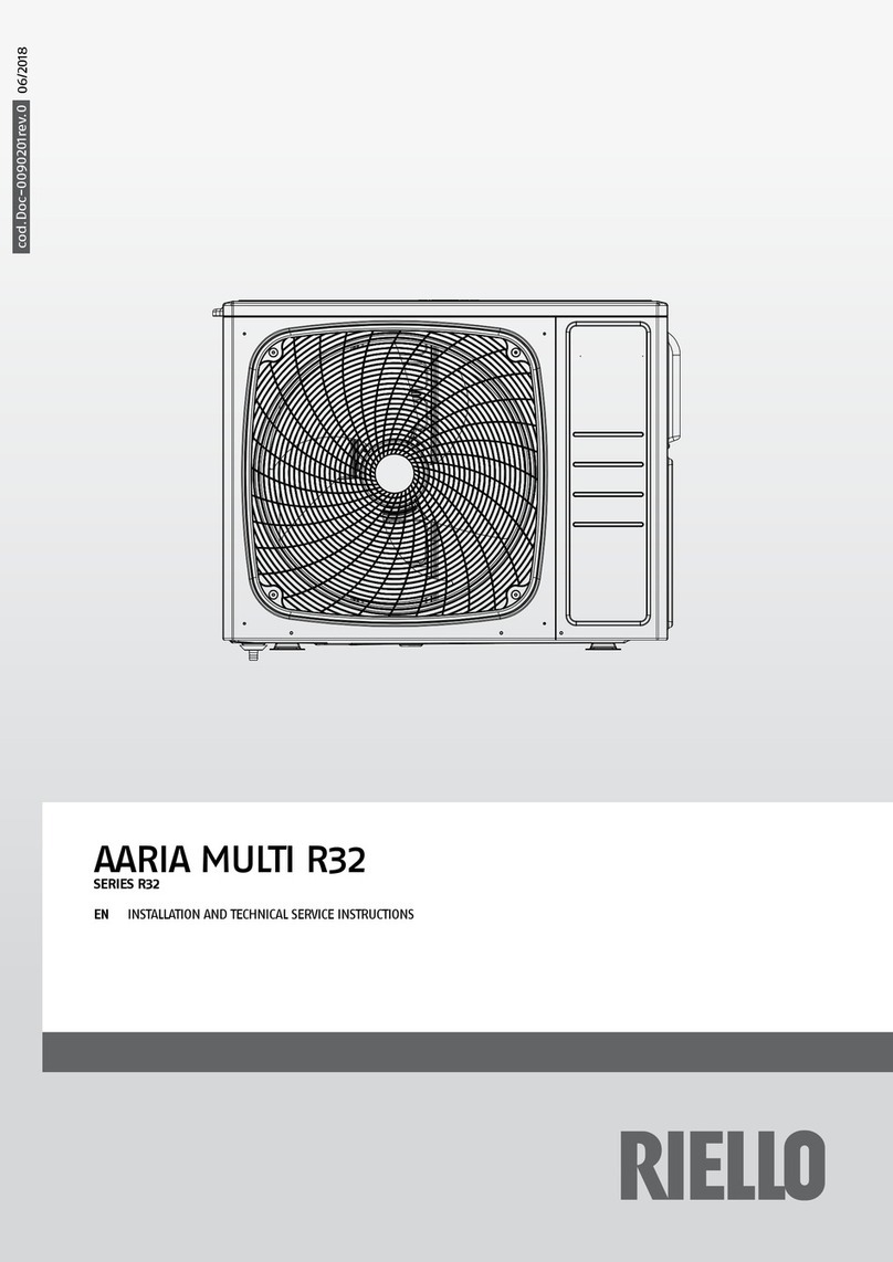 Riello AARIA MULTI R32 Series Operating instructions