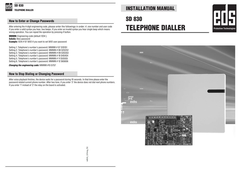 EDS SD 830 User manual