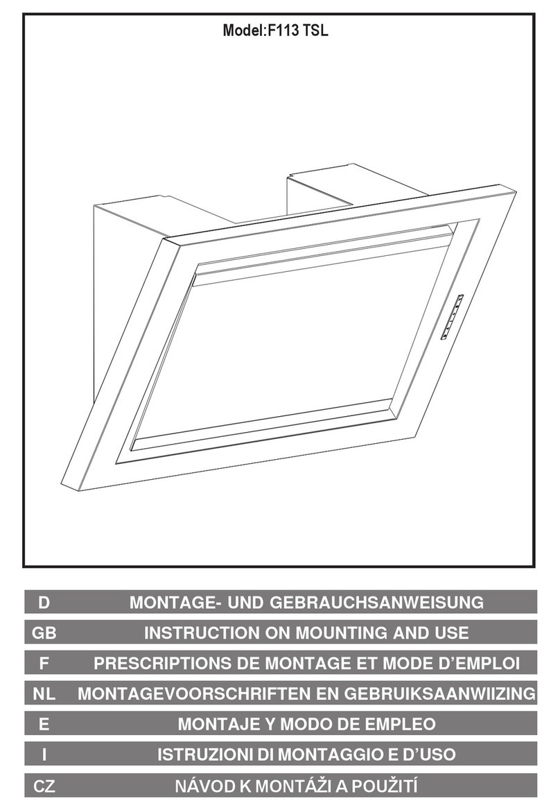 Nolte Kuchen F113 TSL Instruction on mounting and use Nolte Kuchen F113 TSL Instruction on mounting and use