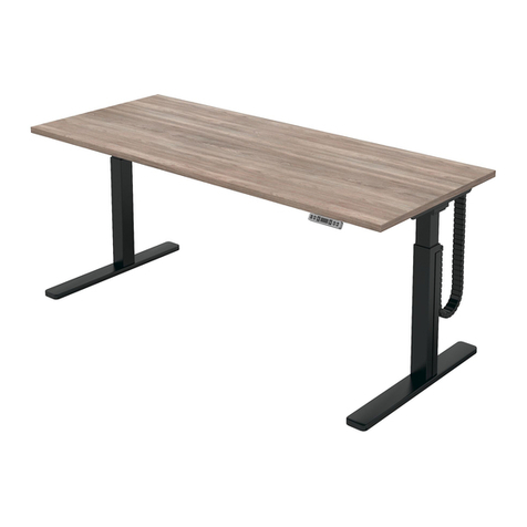 Teknion Complements hiSpace YSX Height-Adjustable Freestanding... Operating and maintenance instructions