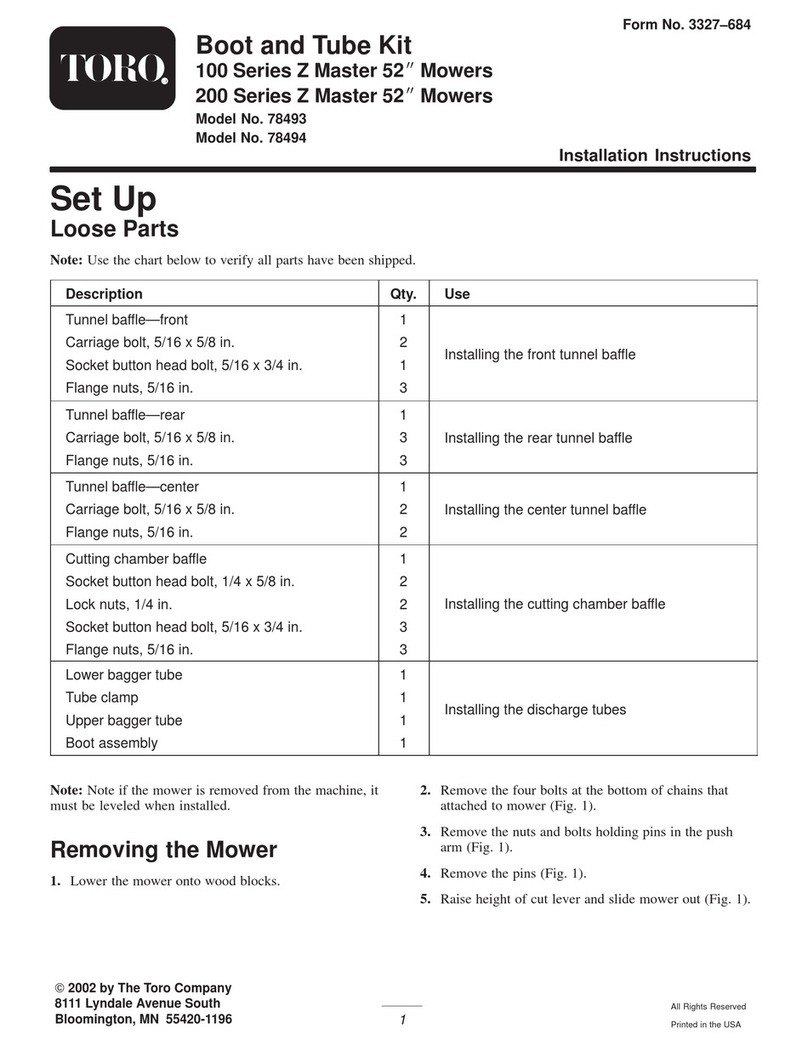 Toro 78493 installation instructions