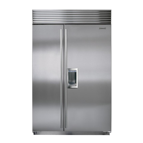 Subzero BI Series User manual