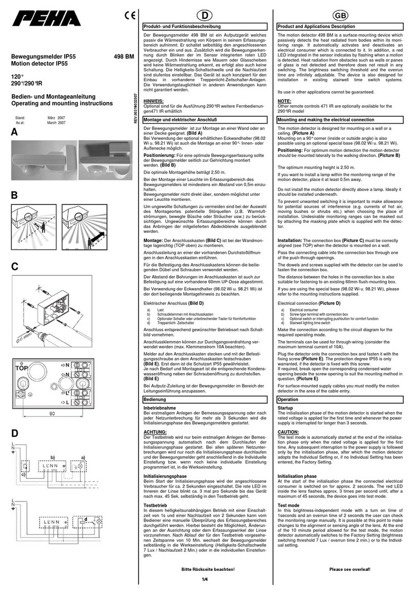 PEHA 498 BM Service manual