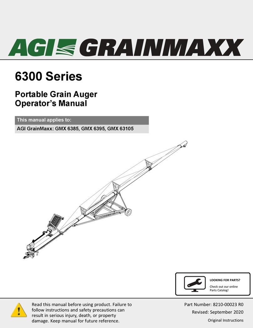 AGI GRAINMAXX 6300 Series Operator's manual