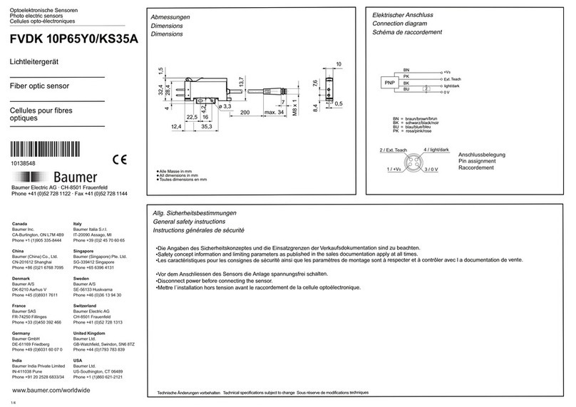 Baumer FVDK 10P65Y0/KS35A User manual