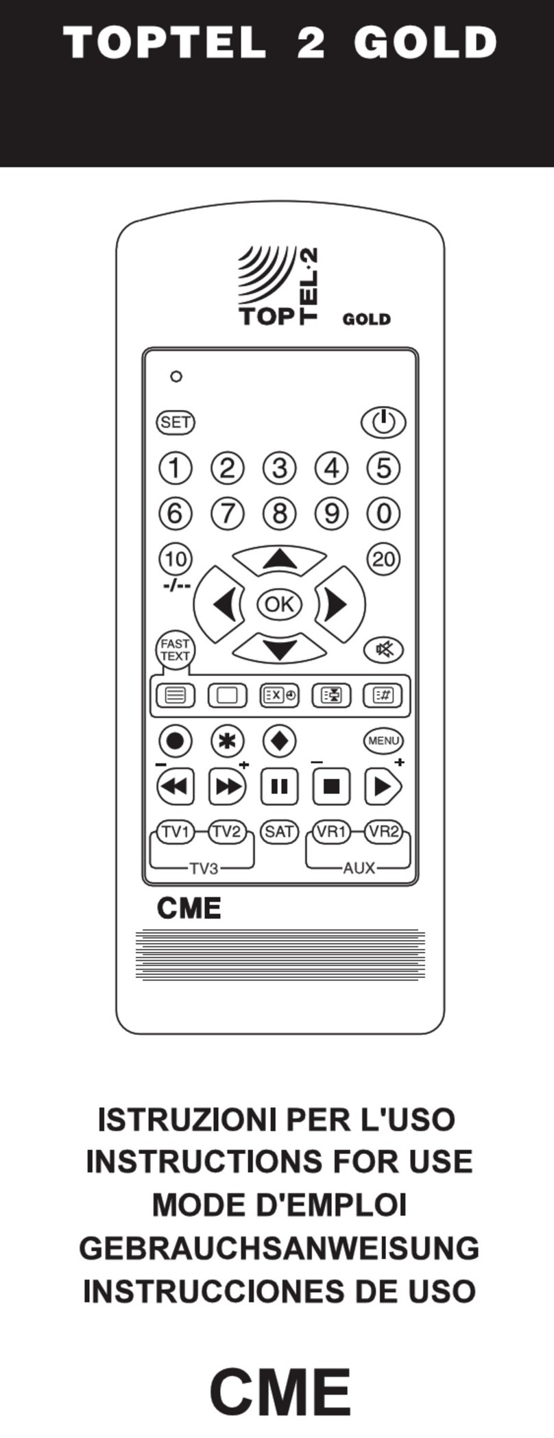 C-me TOPTEL 2 GOLD User manual