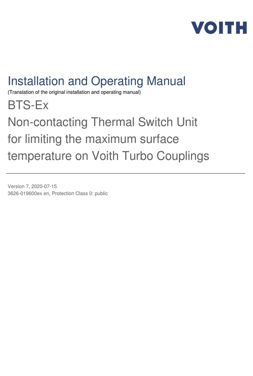 Voith BTS-Ex Installation and operating manual