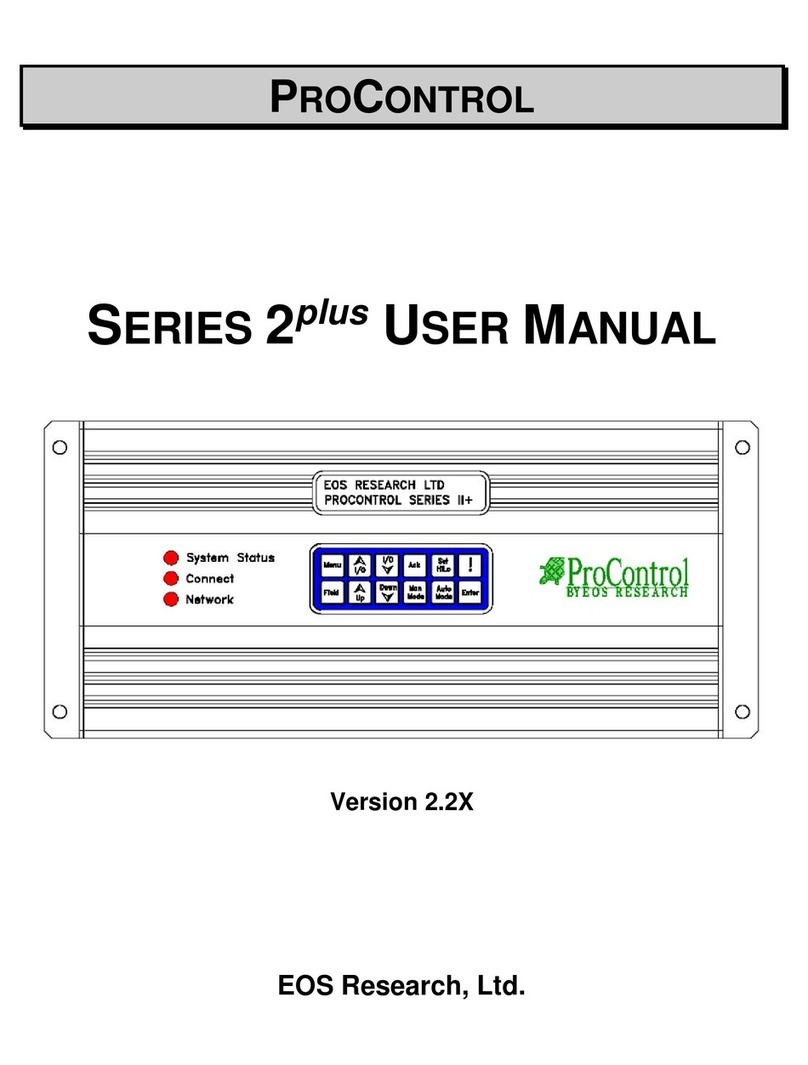 EOS ProControl 2 plus Series user manual