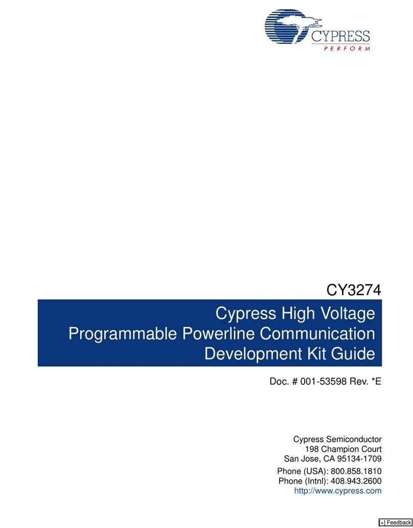 Cypress CY3274 User manual