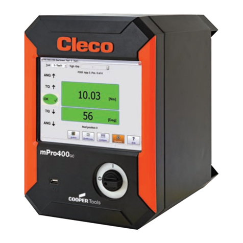 Cooper Tools Cleco mPro400GC Quick setup guide