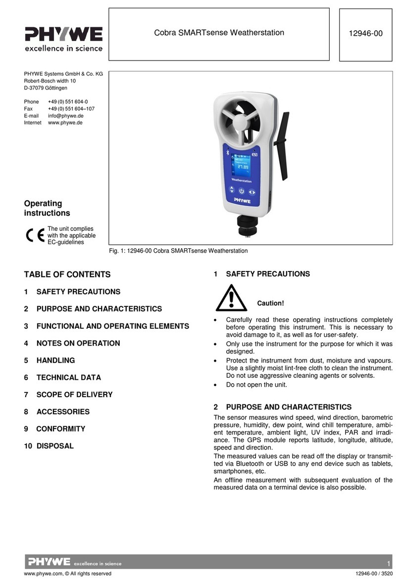 PHYWE Cobra SMARTsense operating instructions