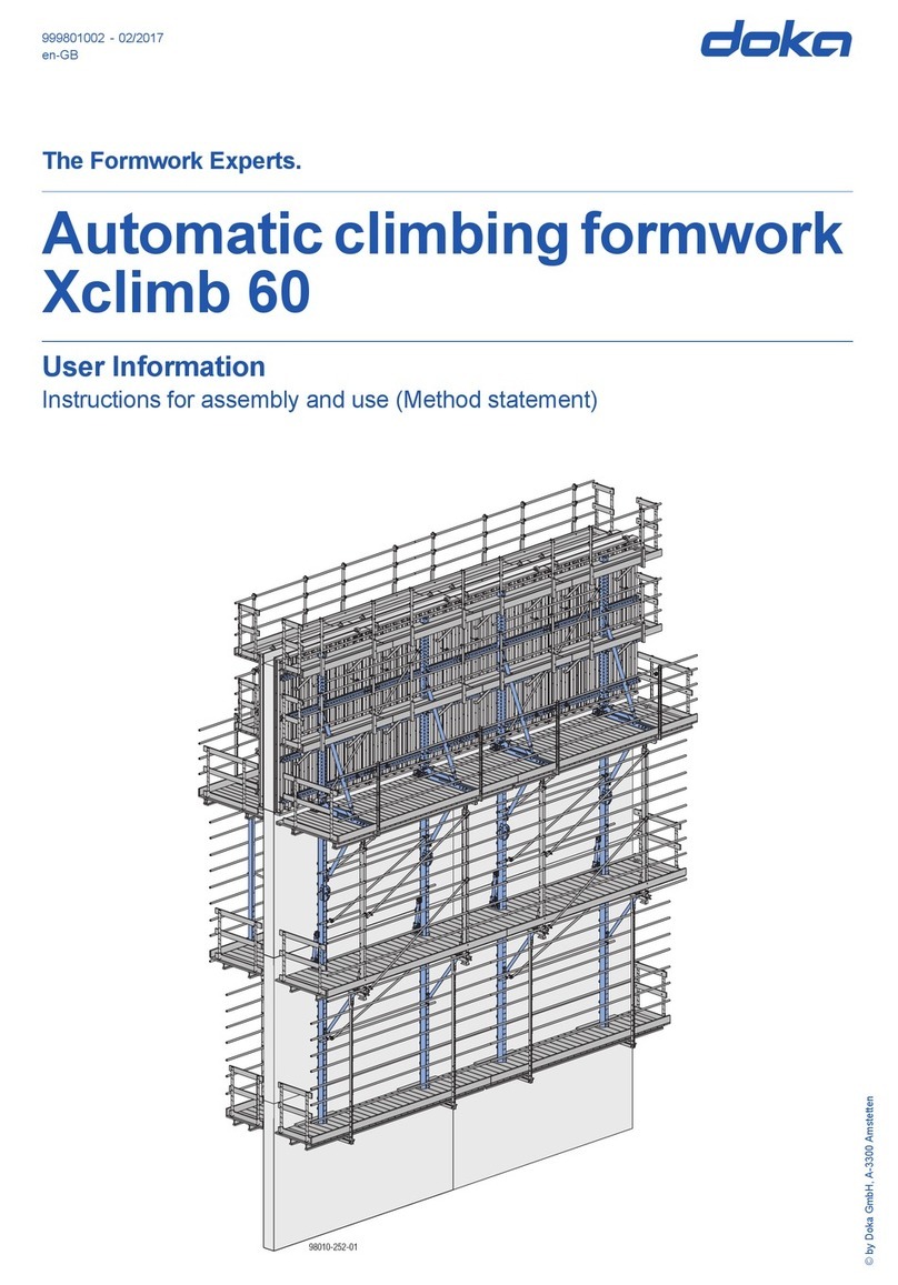 Doka Xclimb 60 Instructions for assembly and use
