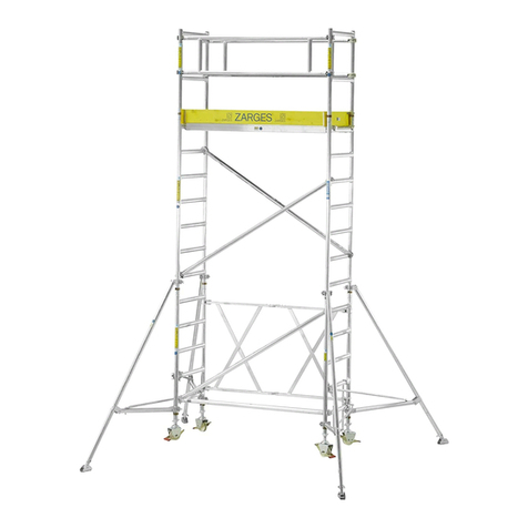 zarges Skymaste Industrial Z600 Assembly and usage instructions