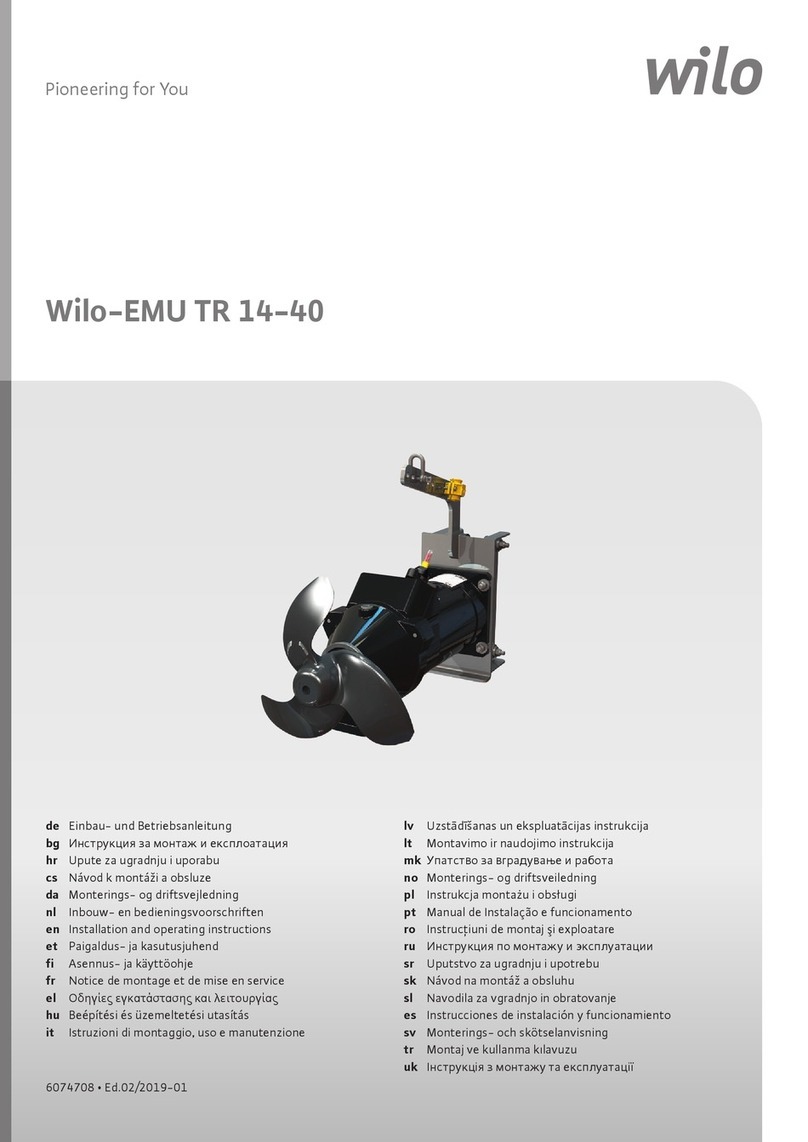 Wilo EMU TR 14 Series User manual