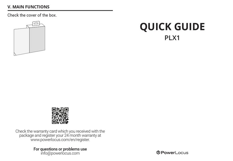 PowerLocus PLX1 quick guide
