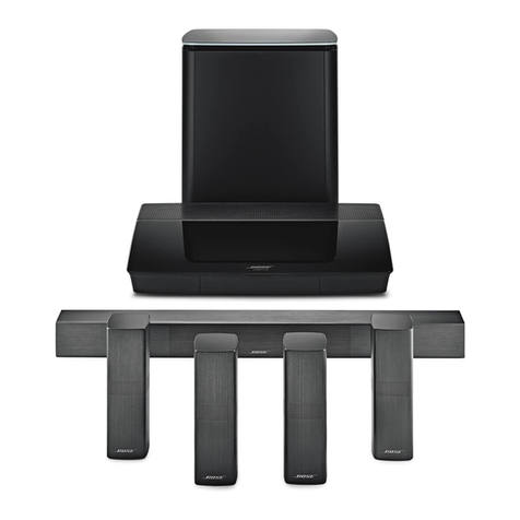 Bose Lifestyle 650 User manual