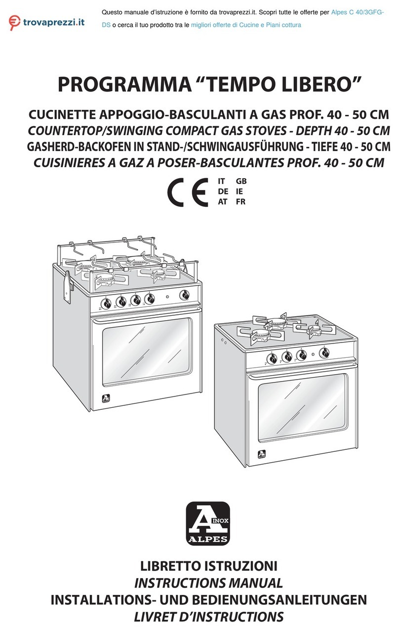 Alpes Inox C 40/3GFG-DS instruction manual