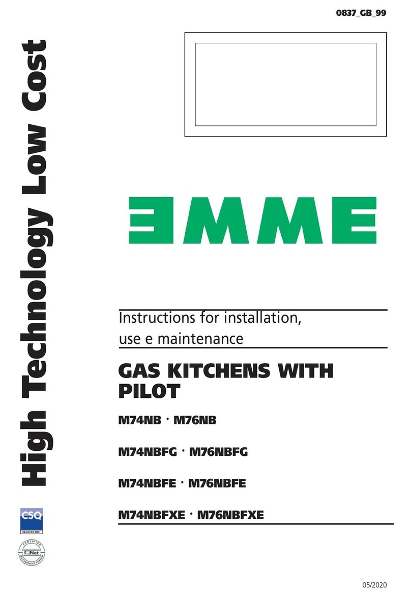 EMME M74NB Instructions for installation, use and maintenance