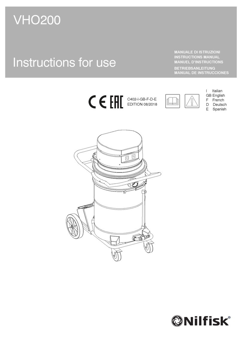 Nilfisk-Advance VHO200 User manual