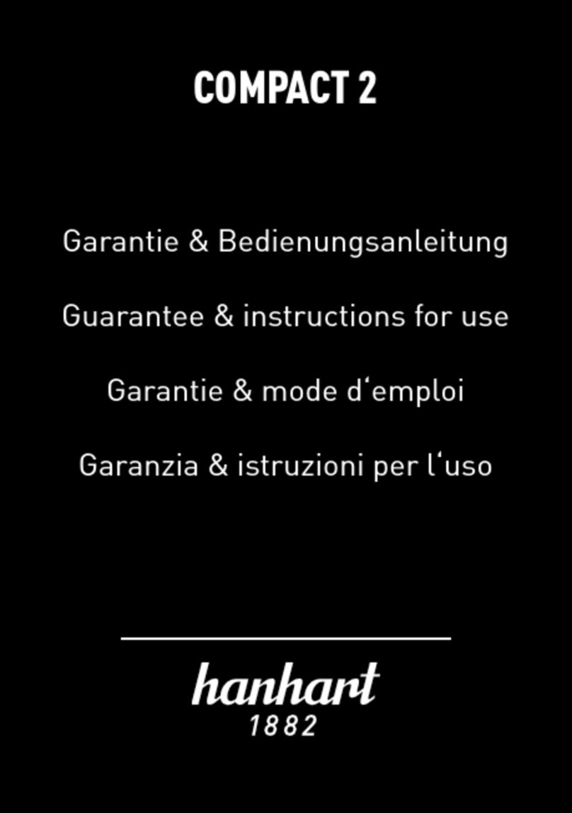 Hanhart Compact 2 Guarantee & instructions for use