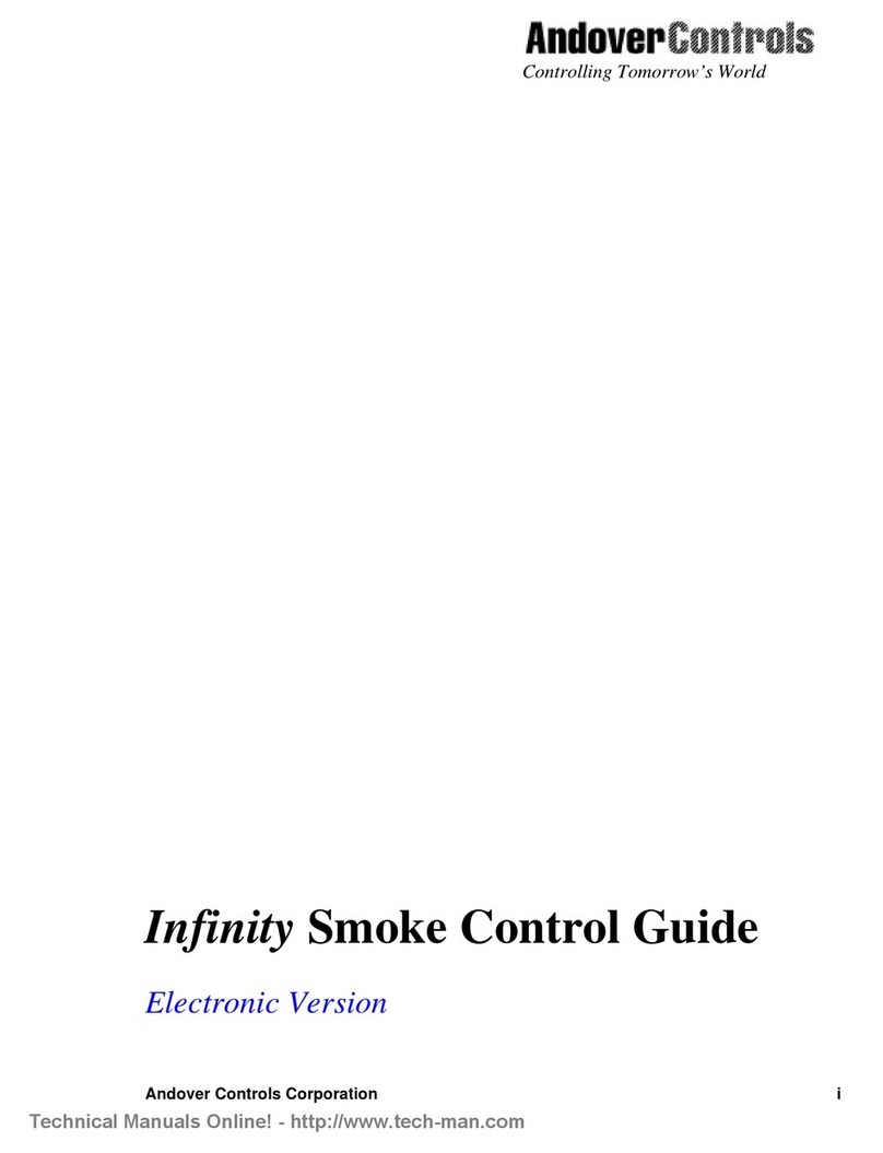 Andover Controls Infinity User manual Andover Controls Infinity User manual