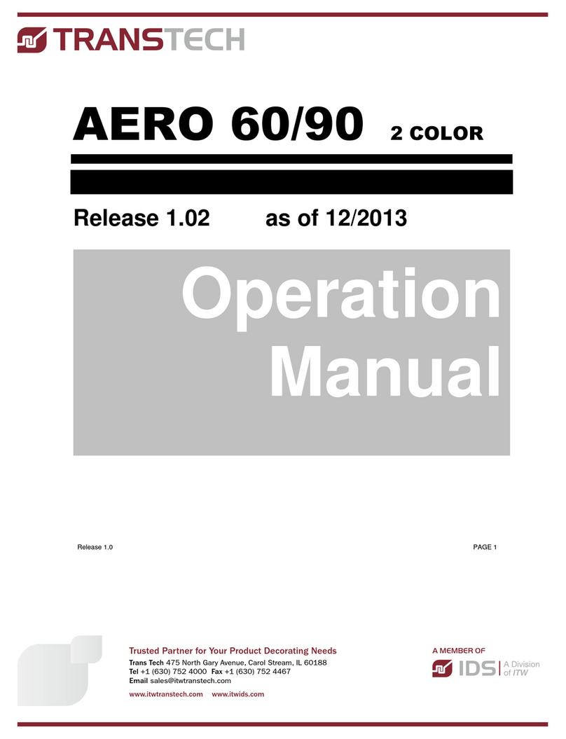 ITW Transtech AERO 60 Operation manual