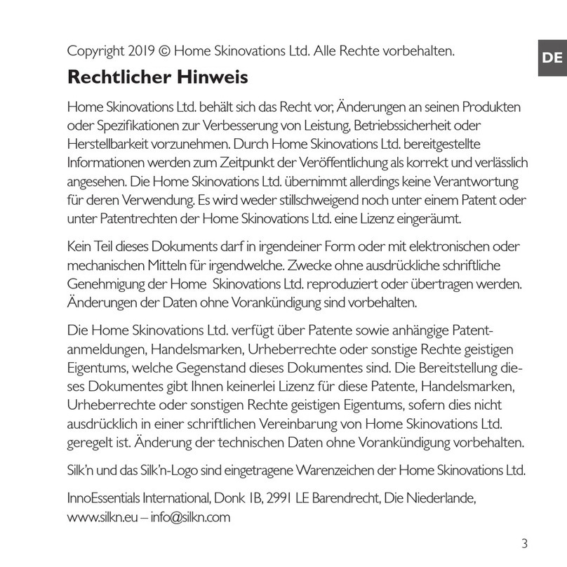 Home Skinovations AS104486A manual