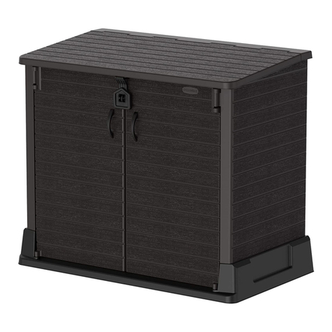 Dura-Max CEDARGRAIN STOREAWAY 850L user manual