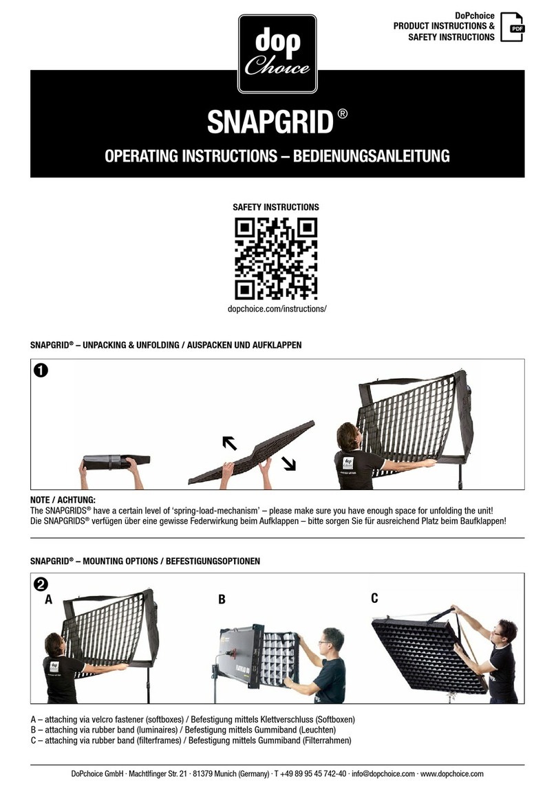 Dop Choice SNAPGRID operating instructions