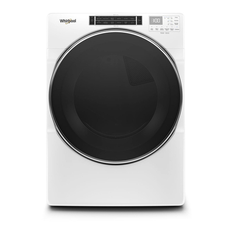 Whirlpool WGD8620HW quick start guide