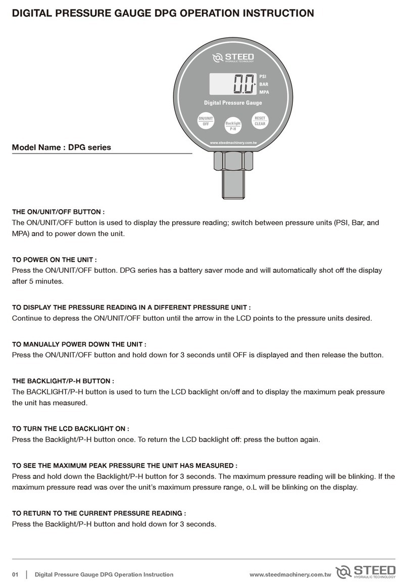 STEED DPG Series operation instruction