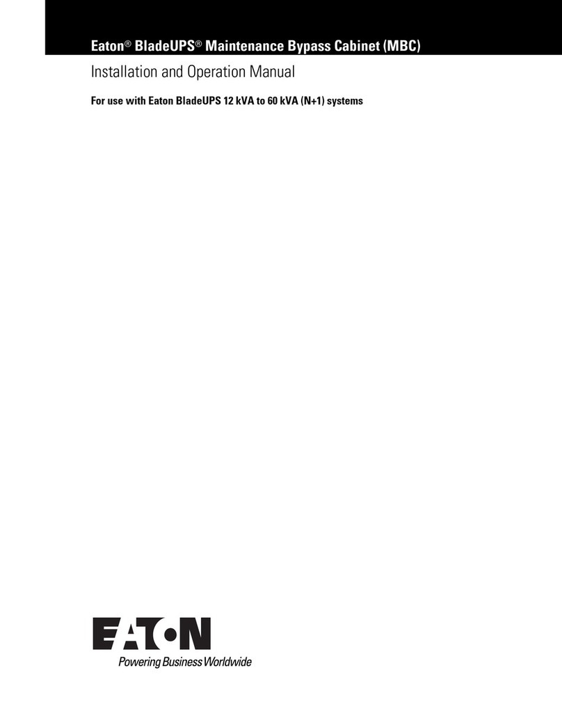 Eaton BladeUPS none User manual