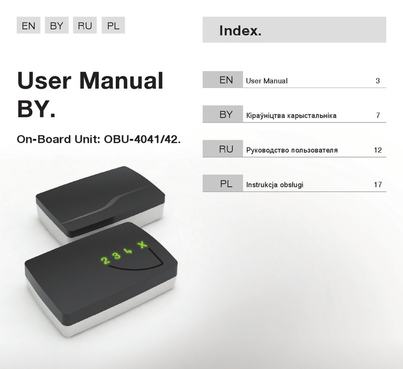 KAPSCH OBU-4041 user manual