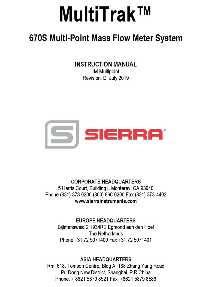 Sierra Multi-Trak 670S User manual Sierra Multi-Trak 670S User manual