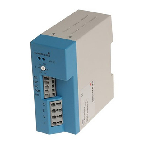 Klinger Born ASB20 quick start guide