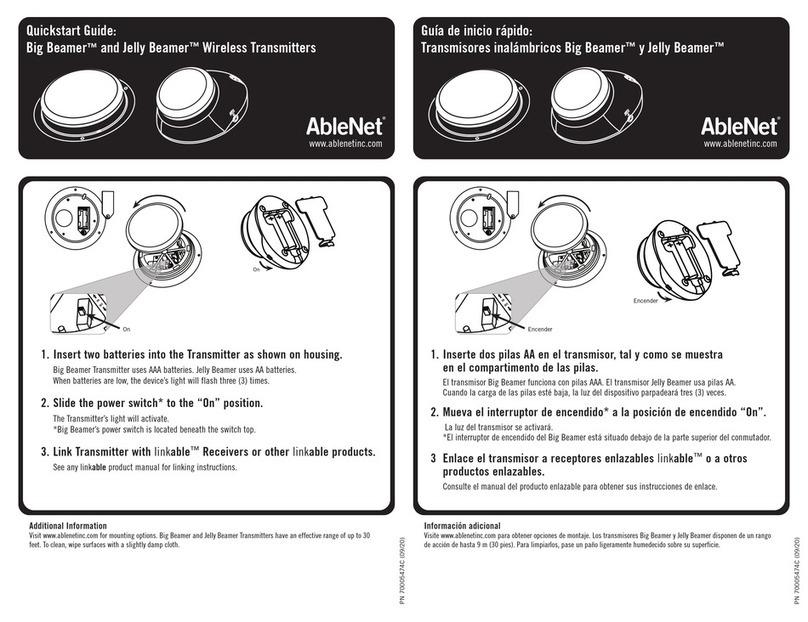AbleNet Big Beamer quick start guide