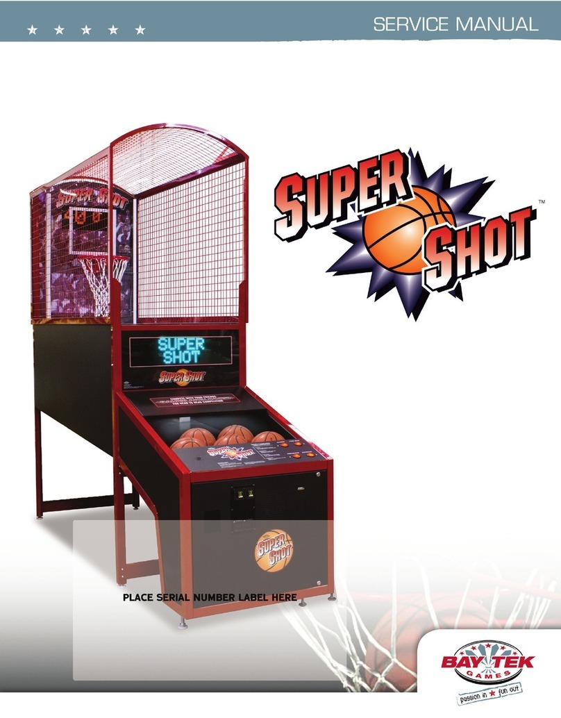 Bay Tek Games Super Shot User manual