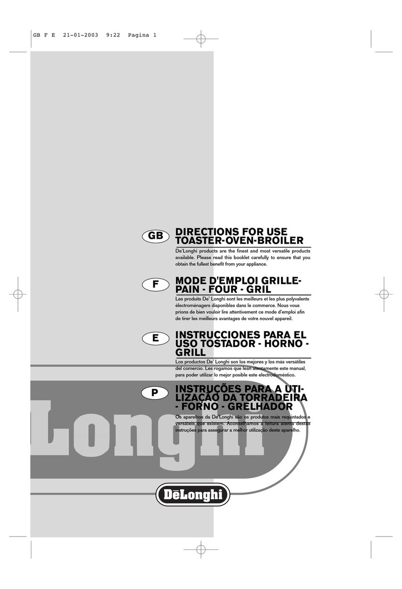 DeLonghi DEIXU620 Directions for use