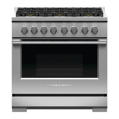 Fisher & Paykel RGV3-366 User manual