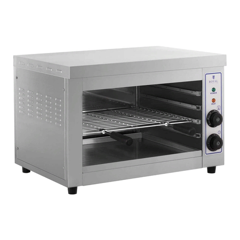 Royal Catering Salamander RCES-580H user manual