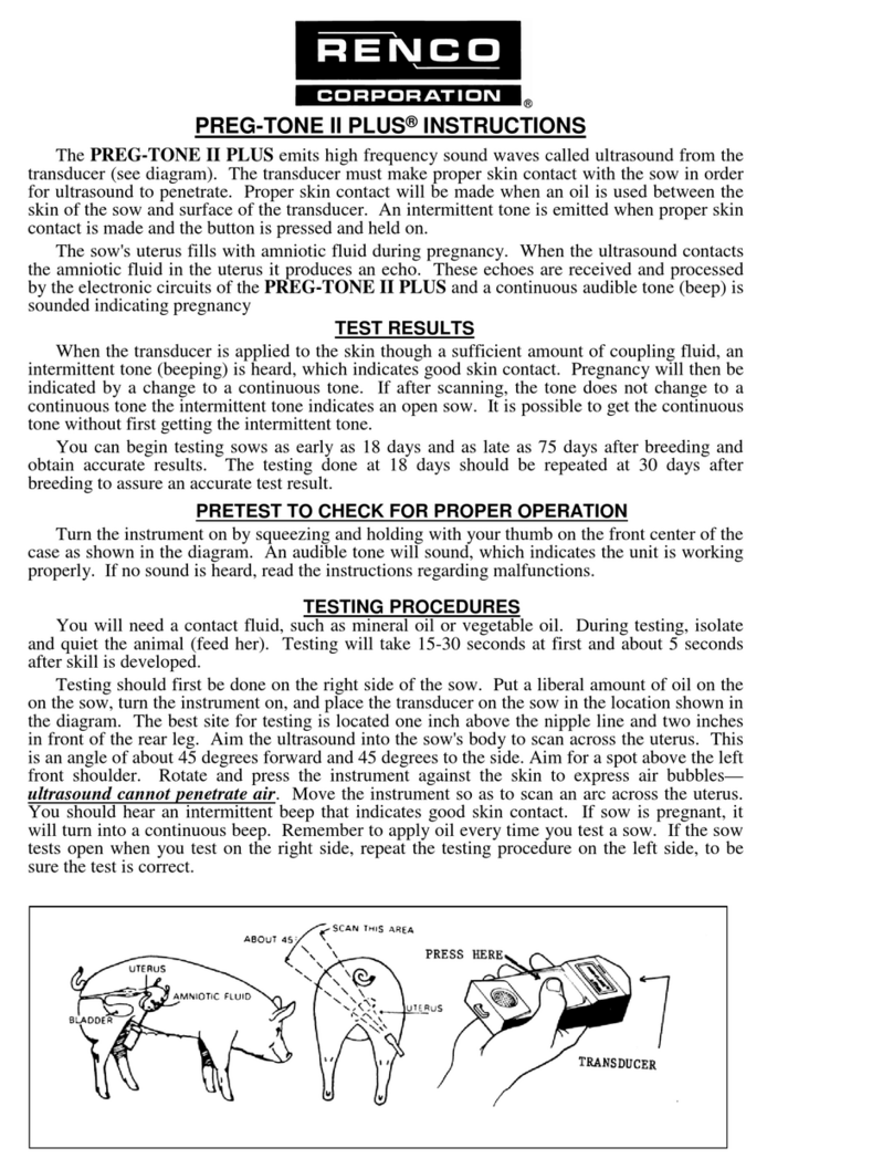 Renco PREG-TONE II PLUS instructions