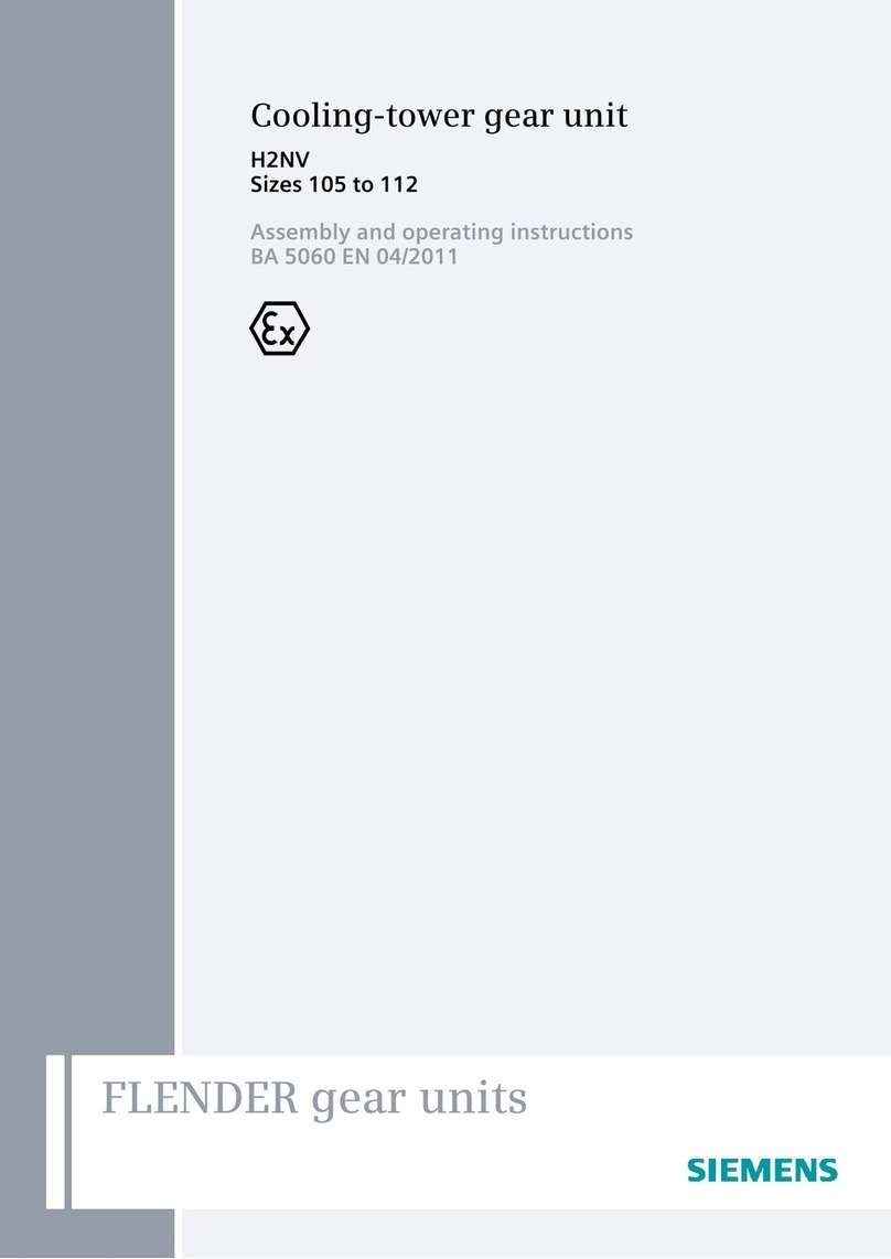 Siemens Flender H2NV Series User manual