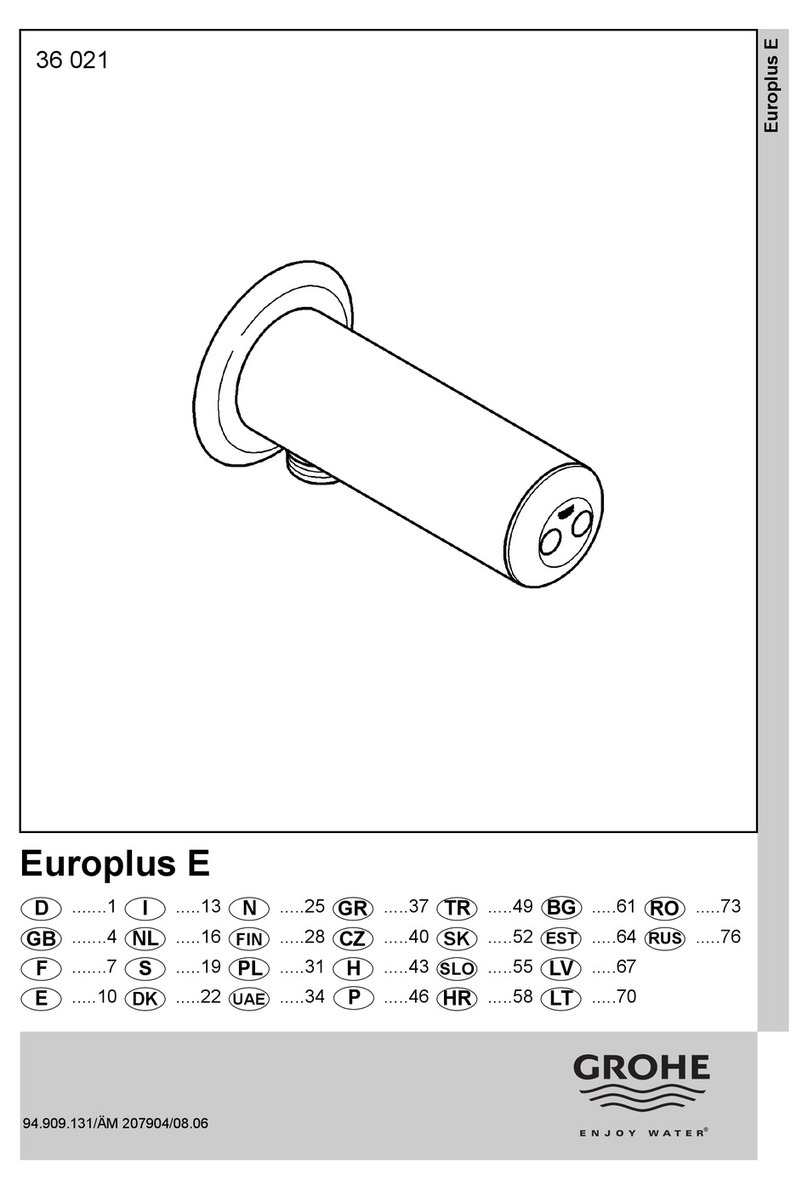 Grohe Europlus E 36 021 manual