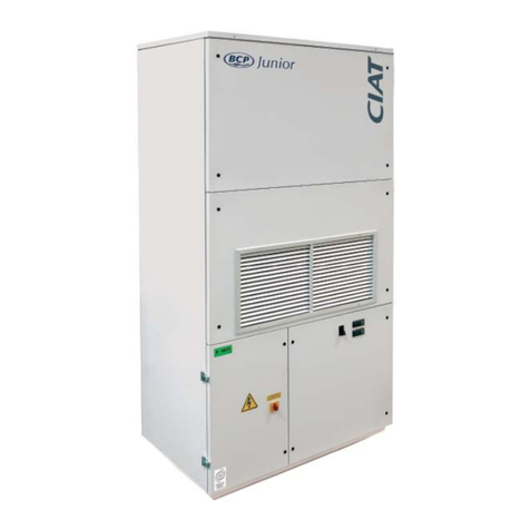 CIAT Junior BCP Series Installation, Operation, Commissioning, Maintenance