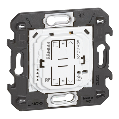 Bticino K4027CW manual