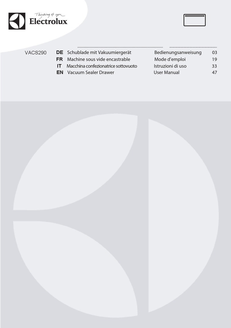 Electrolux VACS290 user manual