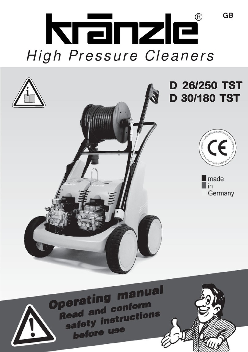 Kränzle D 26/250 TST User manual Kränzle D 26/250 TST User manual