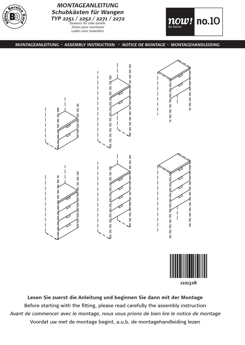 Hülsta Now 2251 User manual