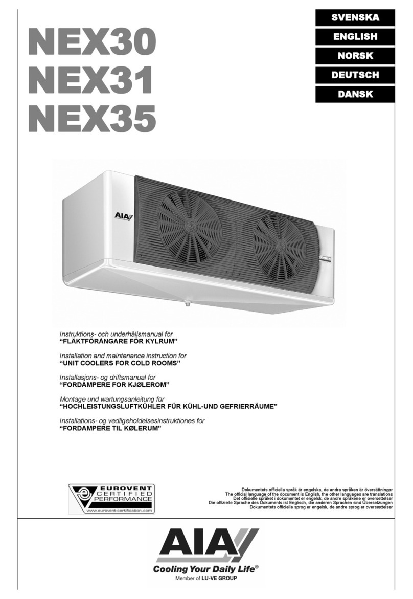 LU-VE AIA NEX30 Technical specifications